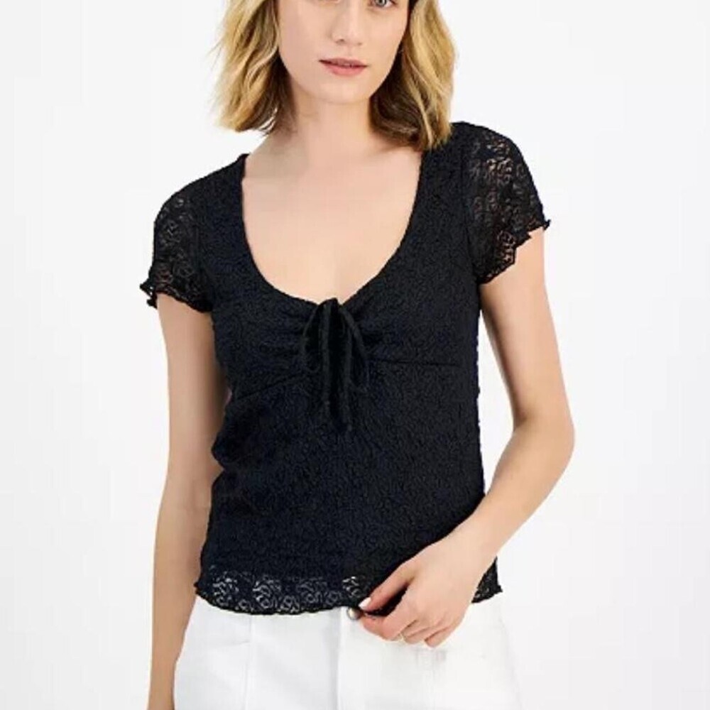 Madden Girl Women's Black T-shirt